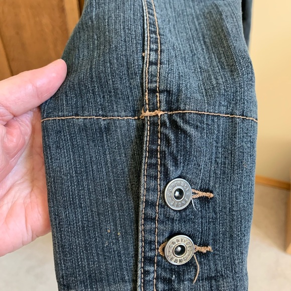 Vintage Contrast Jean Jacket -like new - Picture 5 of 9